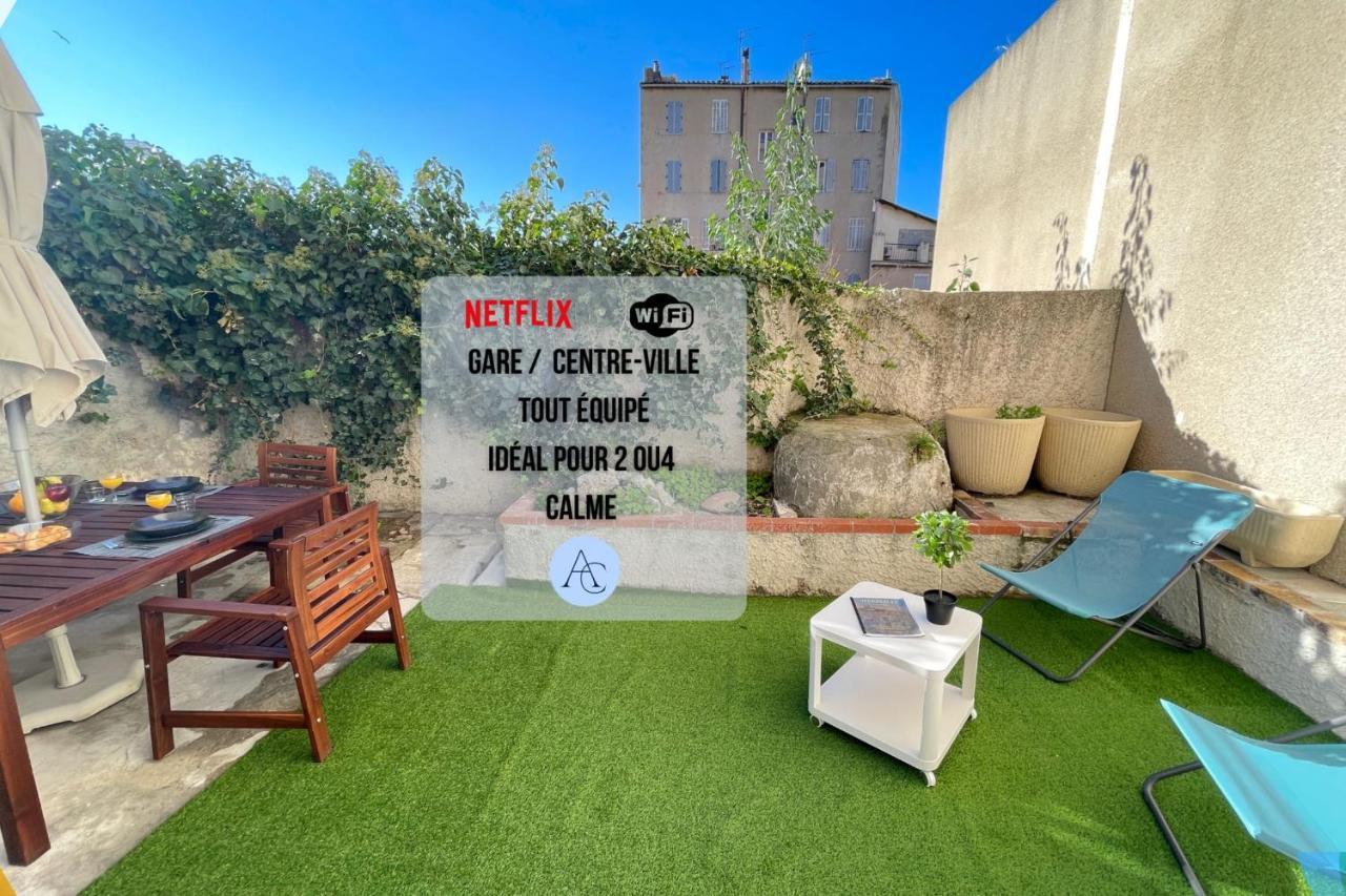 Appartement Le Grand Bleu TerrasseClimWifiNetflix Proche Gare-Centre à Marseille Extérieur photo
